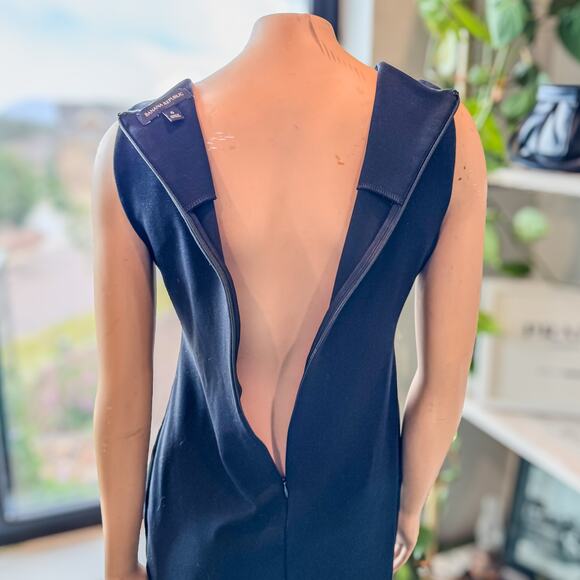 Banana Republic, Black Bow-Neck Ponte Sheath Dress, Women’s Size 6, Classic - Picture 6 of 8